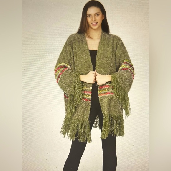 Kimono Sleeve Oversized Cardigan-Size M/L - Picture 1 of 5